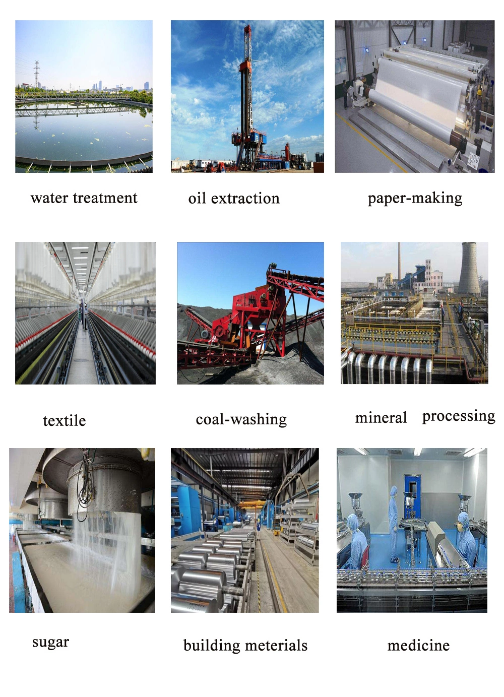 Auxiliary in Printing Dyeing Leveling Agent Polymer Stabilizer Polyacrylamide Flocculant
