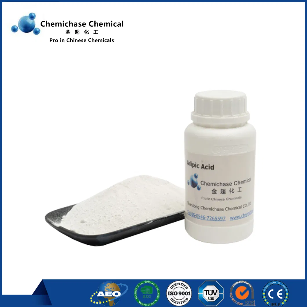 Large Quantity Factory Price Industrial Grade Purity 99.8% CAS 124-04-9 Organic Chemical Materials Adipic Acid