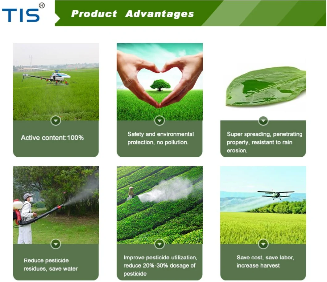 Agricultural Chemical Auxiliary for Tank Mixing Adjuvant Pesticide Spray Silicone Surfactant Super Spreader Sticker Adhesive Silicone Fluid