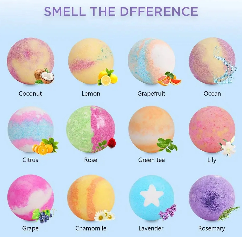 High Quality Natural Organic Bubble Essential Oil Mixed Colors Mini Pink Bath Bomb Kit Natural Body Care/Skin Care Bath Bomb/Bath Fizzer/Bath Salt